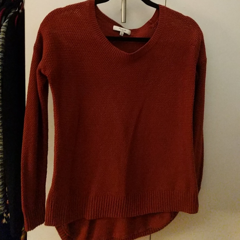 Madewell Red/Orange Sweater